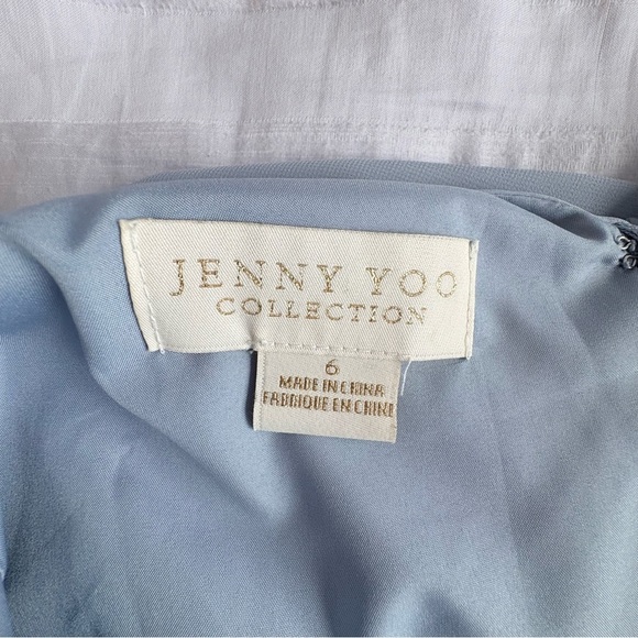 Jenny Yoo Collection Light Blue Cassie Dress - Picture 6 of 13